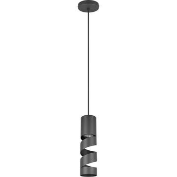 Moderne Metalen LED Hanglamp - Zwarte LED Hanglamp Trion Mes, Huis en Inrichting, Lampen | Hanglampen, Verzenden, Nieuw