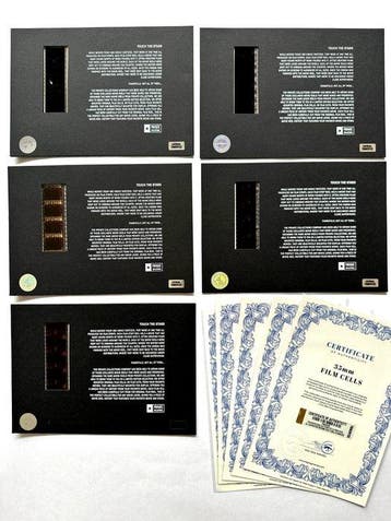 Bruce Willis – Rare Set of 5 Mounted 35mm Film Cells –, Nieuw