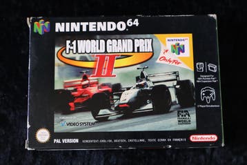 F-1 World Grand Prix II Nintendo 64 Boxed PAL, Games en Spelcomputers, Games | Nintendo 64, Verzenden, Nieuw