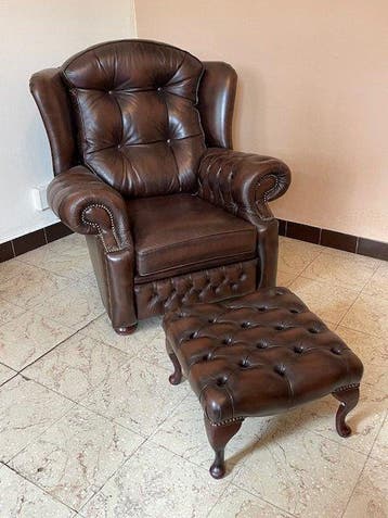 Springvale Chesterfield - Fauteuil - Suzanne - Cuir -