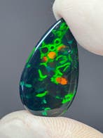 Opale Cabochon - Hauteur : 2.9 cm - Largeur : 1.7 cm- 3.1 g, Verzamelen