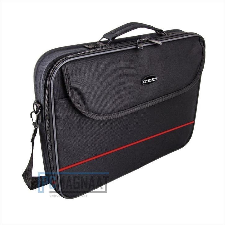 Esperanza Laptoptas ET101R 15,6 inch Zwart rood, Informatique & Logiciels, Sacoches d'ordinateur portable, Enlèvement ou Envoi