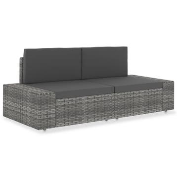 Tweezitsbank grijs | Retour deal | 64% korting (tuinbank), Tuin en Terras, Tuinbanken, Verzenden, Gebruikt, Rotan