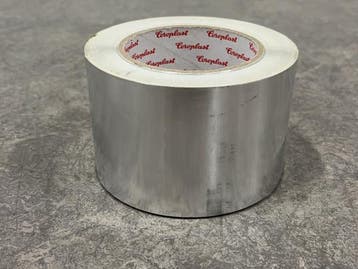 Veiling - 5x Coroplast aluminium tape - papier (75mm × 50m)