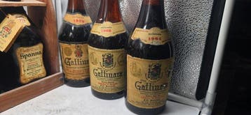 A. Berteletti: Gattinara 1964, 1970, 1962, 1961 & Spanna, Verzamelen, Nieuw