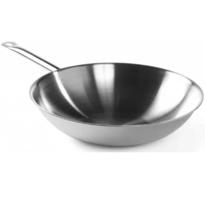 Wokpan | MASTER | RVS | Div. Warmtebronnen | Platte Bodem |, Zakelijke goederen, Horeca | Keukenapparatuur, Nieuw in verpakking