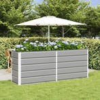 vidaXL Plantenbak Lichtgrijs 195 x 50 x 75 cm Gegevens staal, Verzenden