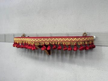 Wandtafel - Hout, Fluweel - Opvallende wandconsole