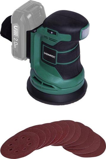2dekans | VONROC Excentrische schuurmachine – VPower 20V -, Doe-het-zelf en Bouw, Gereedschap | Schuurmachines, Ophalen of Verzenden