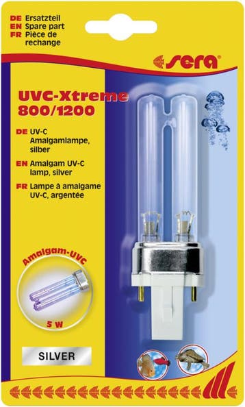 sera UV-C-amalgaamlamp 5 W voor UVC-Xtreme zilver, Dieren en Toebehoren, Ophalen of Verzenden, Nieuw
