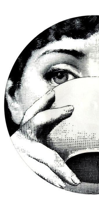 Fornasetti Milano - Piero Fornasetti - Schotel - Porselein -