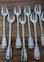 Delheid Frères - Antieke Brusselse zilveren dessertvorken