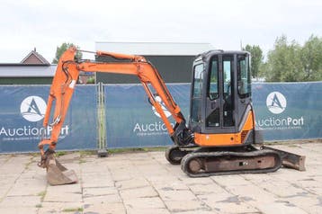Veiling: Rupsgraafmachine Hitachi ZX35U-2 CLR Diesel 22.3kW, Ophalen