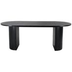 Rebellenclub Pokka Eetkamertafel - 200 X 90 Cm - Zwart -, Verzenden