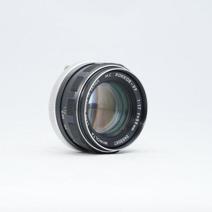 Minolta MC ROKKOR-PF 55mm F1.7 + TAMRON 70-210mm 1:3.8-4, TV, Hi-fi & Vidéo, Appareils photo analogiques