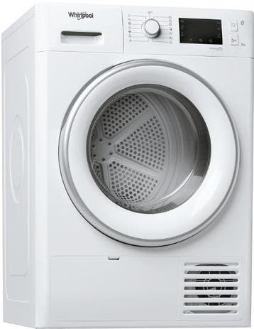 Whirlpool Ftd8x3ws - Warmtepompdroger - 8 kg - 6th Sense -, Ophalen of Verzenden