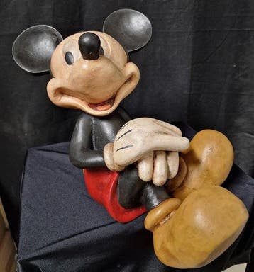 Disney - Beeldje - Mickey Mouse Sitting Walt Disney, Nieuw