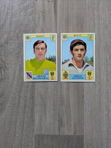 1970 Panini Mexico 70 World Cup Niet geplakt - 8 Card -, Verzamelen, Nieuw