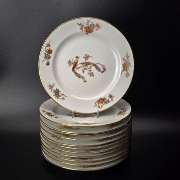 Limoges - W.G. & Co. - Birds of Paradise - Bord (12) -