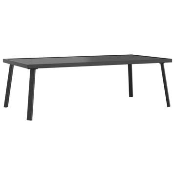 Tuintafel 110cm Antraciet | 35% Korting | Retour Deal, Verzenden, Zo goed als nieuw, Rechthoekig, Metaal