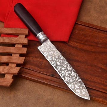 RELIC & EDGE - Keukenmes - Chefs knife - S4 - Staal, Hars -