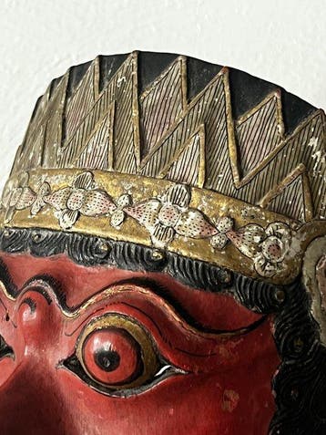 Dansmasker Topeng masker uit Java (Zonder minimumprijs) -
