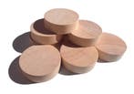 Set van 30 houten schijven (dia: 6 cm, dikte: 18 mm, schima, Doe-het-zelf en Bouw, Verzenden, Nieuw