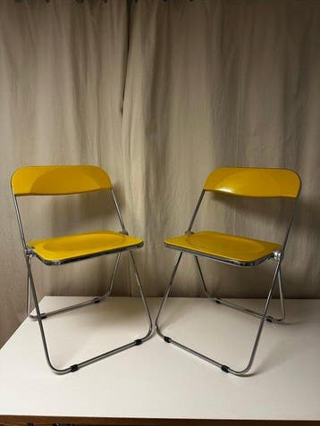 Castelli - Chaise pliante (2) - Plia chair - Métal,