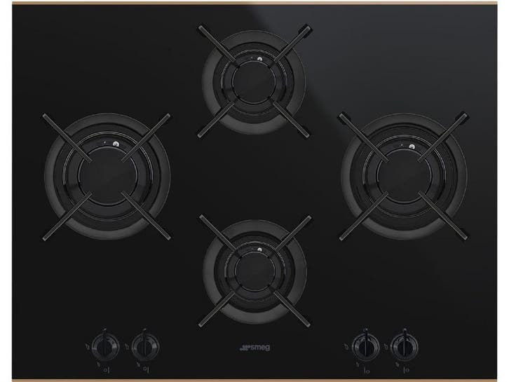 Smeg PV664LCNRDE - Gaskookplaat - 4 zone(s) - Zwart 65 cm, Elektronische apparatuur, Fornuizen, Zo goed als nieuw, Verzenden