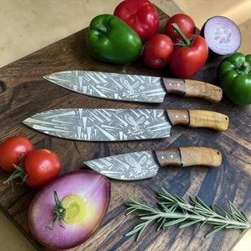 Keukenmes - Utility knife - Professionele, handgemaakte