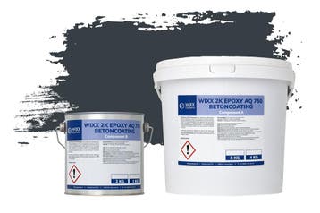 Wixx 2K Epoxy AQ 750 Betoncoating RAL 7016 | Antracietgrijs, Verzenden