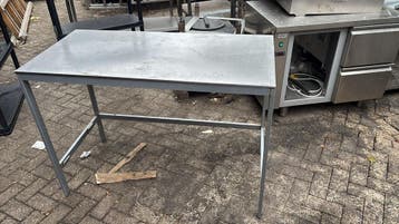 Werktafel met trespa blad 127x73x90 bxdxh cm, Ophalen of Verzenden, Nieuw in verpakking