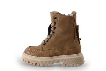 Nubikk Veterboots Meisjes in maat 23 Beige, Kinderen en Baby's, Verzenden, Jongen of Meisje, Nubikk, Schoenen