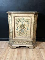 Credenza - Polychroom hout - Antieke beschilderde dressoir