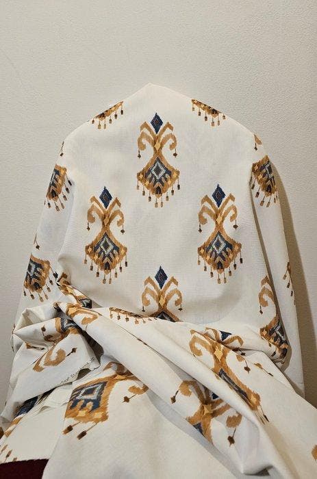 Exclusieve Ikat-stof in Boheemse stijl - Luxury Artmaison -, Antiek en Kunst, Antiek | Tapijten, Tafelkleden en Textiel