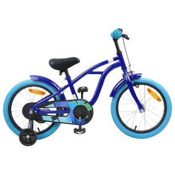 vidaXL Kinderfiets 16 Inch voor 4-6 jaar oud Donkerblauw, Fietsen en Brommers, Verzenden, Nieuw