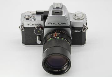 Ricoh TLS 401 + Vivitar 2,8/135 - M42 | Single lens reflex, Audio, Tv en Foto, Nieuw