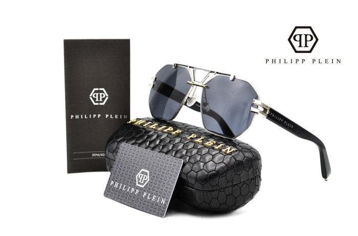 Philipp Plein - PLEIN ICON SPP077 0578 - Exclusive Aviator, Bijoux, Sacs & Beauté, Lunettes de Soleil & Lunettes | Femmes