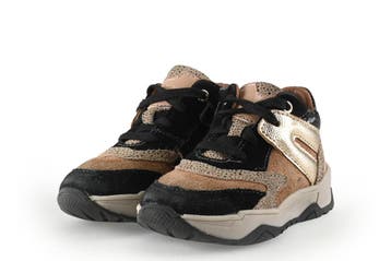 IK-KE Sneakers Jongens in maat 24 Bruin, Verzenden, Schoenen