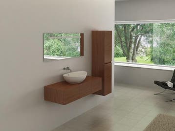 Veiling - badkamermeubel incl. spiegel/kraan 120x47cm