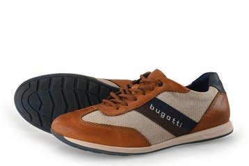 Bugatti Veterschoenen in maat 43 Cognac, Kleding | Heren, Schoenen, Bugatti, Overige kleuren, Verzenden, Zo goed als nieuw