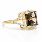 Zonder minimumprijs - Ring - 14 karaat Geel goud - 3.00ct., Nieuw