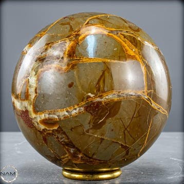 Zeer zeldzame Simbirzit - Sphere uit Ulyanovski, Rusland-