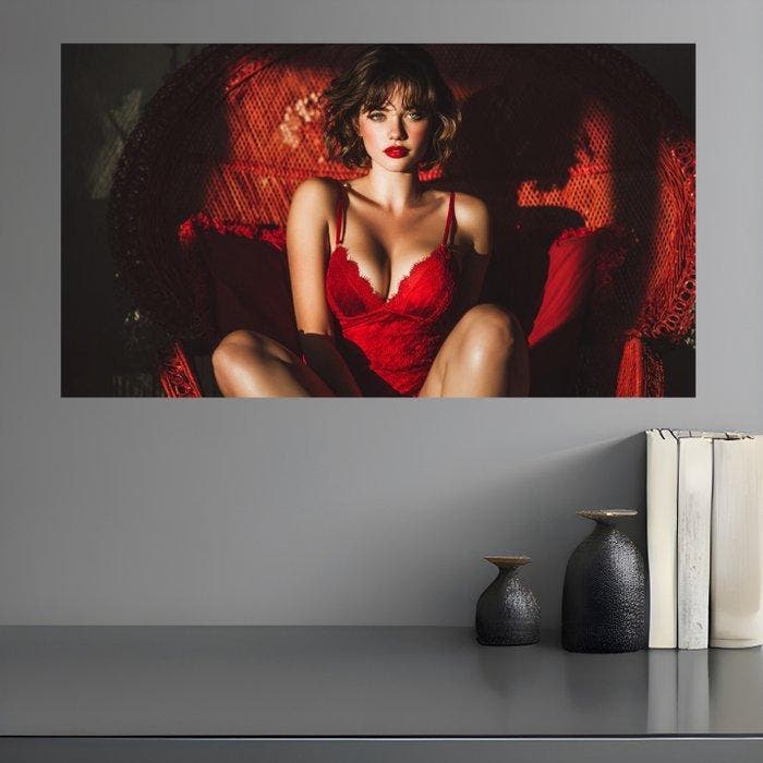 Eric Lespinasse - #1 - Woman in Red, Antiquités & Art, Art | Objets design