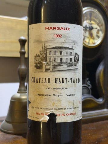 1982 Chateau Haut-Tayac - Margaux Cru Bourgeois - 1, Verzamelen, Wijnen, Nieuw