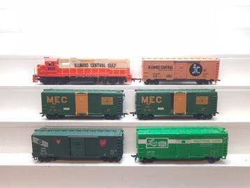 Life-Like H0 - Treinset (6) - 6-delige trein met GP38-2 en, Nieuw