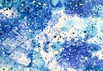 VOLHA - Underwater bubbles geyser -XXL- hand painted