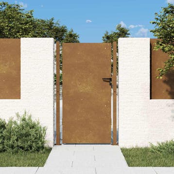 vidaXL Poort 100x175 cm cortenstaal, Verzenden, Nieuw