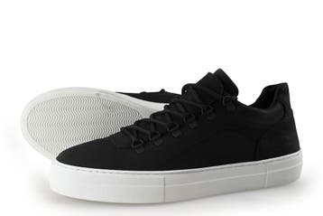 Manfield Sneakers in maat 42 Zwart, Manfield, Verzenden, Zwart, Zo goed als nieuw