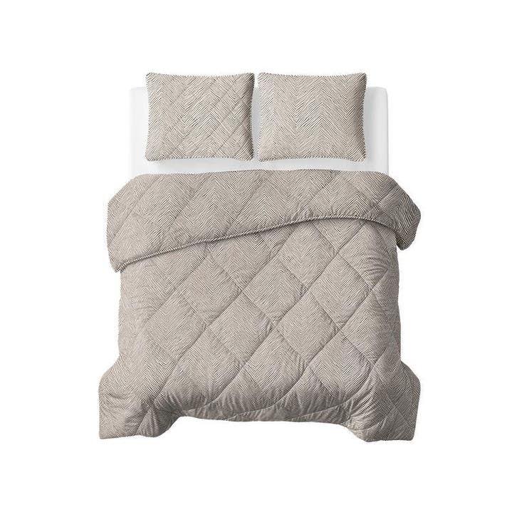 Couette sans housse zébrée - taupe - 200 x 200 cm | 2, Maison & Meubles, Chambre à coucher | Linge de lit, Neuf, Envoi